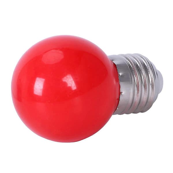 6X E27 3W 6 SMD LED Energisparende Globe Pære Lys Lampe AC 110-240V, Rød E27