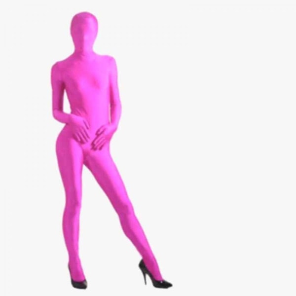 Naisten ja miesten kokopuku Halloween-asu aikuisille ja lapsille - Täydellinen Halloween-lavaesityksiin Pink M