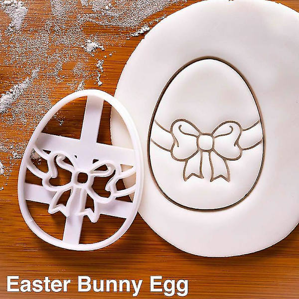 5-pack Cartoon Kyckling Kanin Ägg Cookie DIY Bakverktyg Påsk Cookie Form Jd4 Easter Bunny Egg