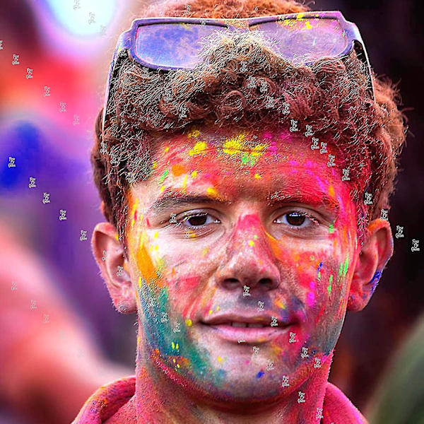 Kryc Festofcolor 14 Pakettiä, 50g Kukin, 7 Kirkasta Väriä Holi-jauhetta, Jauhetta Valokuvausta Varten, Värijuhliin, Holi-tapahtumiin, Syntymäpäiväjuhliin, Sateenkaarijuhliin, P