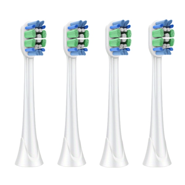 Tandbørstehoveder til Philips Sonicare - Udskiftningshoveder med bløde Dupont-børster - Udskiftningshoveder til elektriske tandbørster Deep Cleaning 4pc