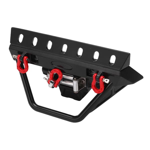 Frontfanger med vinsj LED-lys metallerstatning for RC klatrebil
