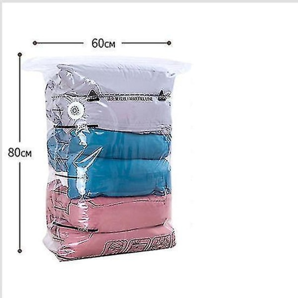 3 stk Non Pum Vakuumpose Stora Bag Lar Vakuumpose For Dyne Og Klær