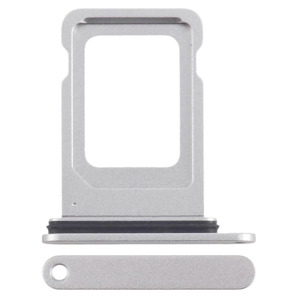 Kompatibel med iPhone 16e SIM-kortfack Silver