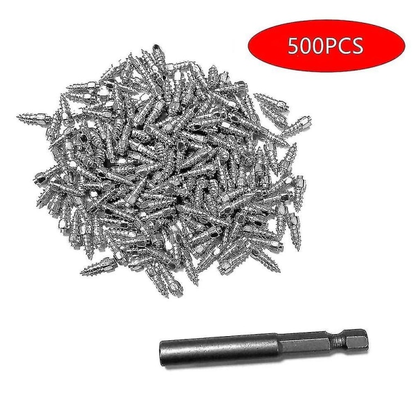 500 stk Dekkpigger 4x12mm Antislippigger Tungstenstålnagler Hjul Varig Bolter For Dekk Premium ATV Vinter Nød 300PCS with Dril