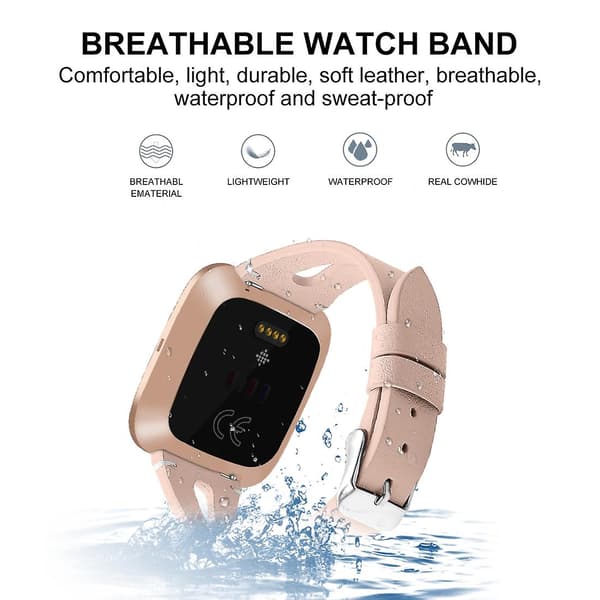Til Fitbit Versa 2 rem til Fitbit Versa 2 Apricot