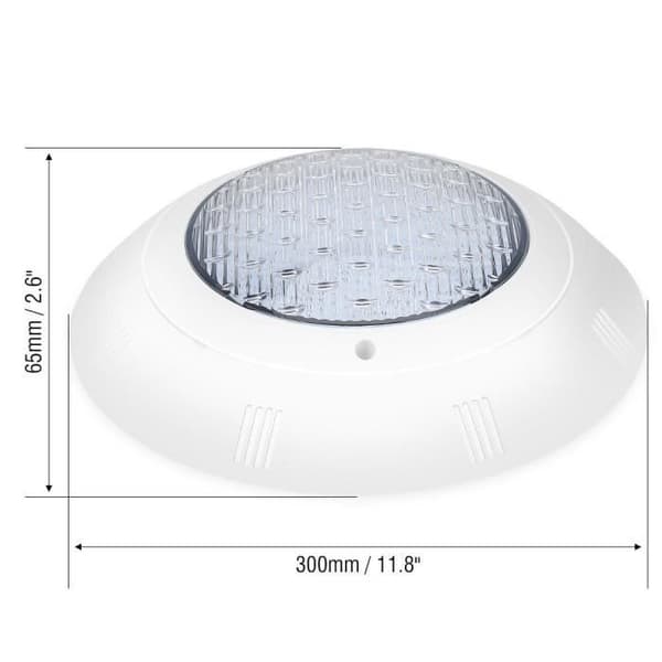 IP68 18W LED-poolbelysning för nedsänkning - 7 färger - Fjärrkontroll
