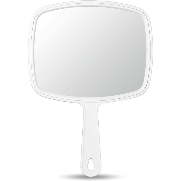 Håndspeil, håndholdt speil med håndtak, Union Jack White
