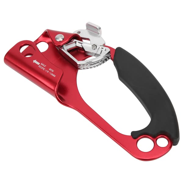 Rock Climbing Right Hand Ascender Climbing Tree Arborist Rappelling Equipment Red