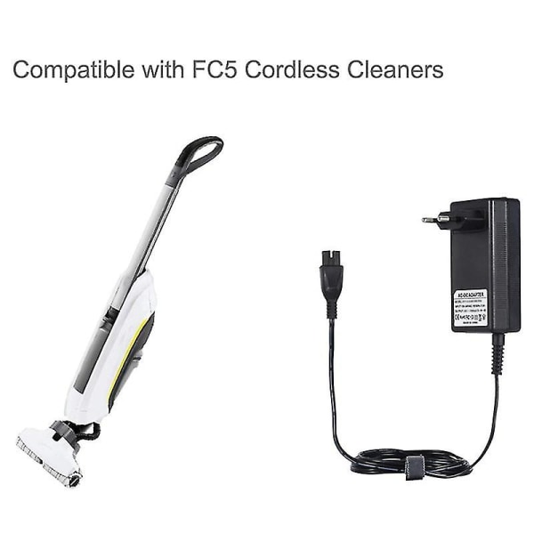 Lader til Karcher Fc5 Premium Vc4 trådløs rengjøringsmiddel EU-plugg