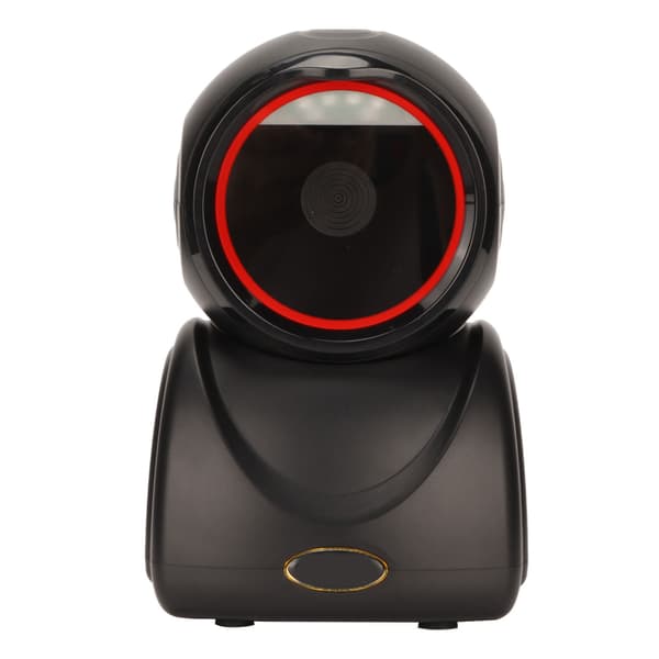 Desktop QR Code Scanner, High Accuracy, Fast Decoding, CMOS USB QR Code Scanner for Shopping Malls, Supermarkets, Black