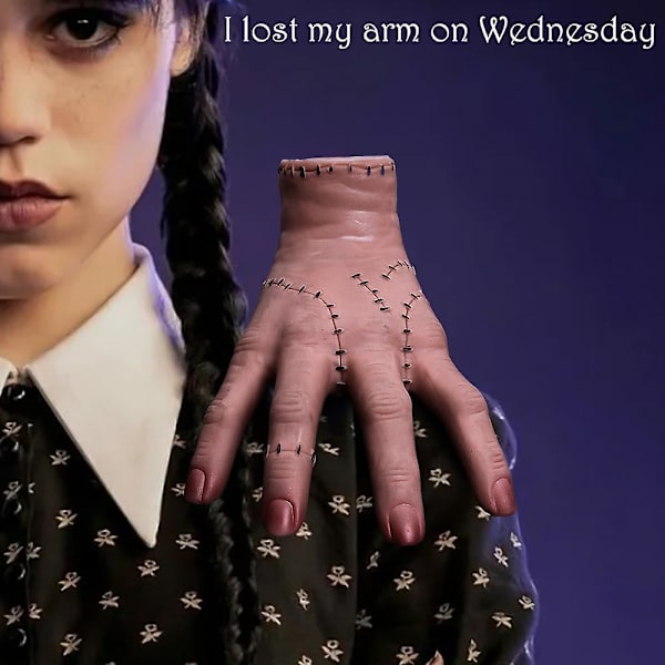 Onsdag Addams Thing Hand Horror Ornament Broken Hand