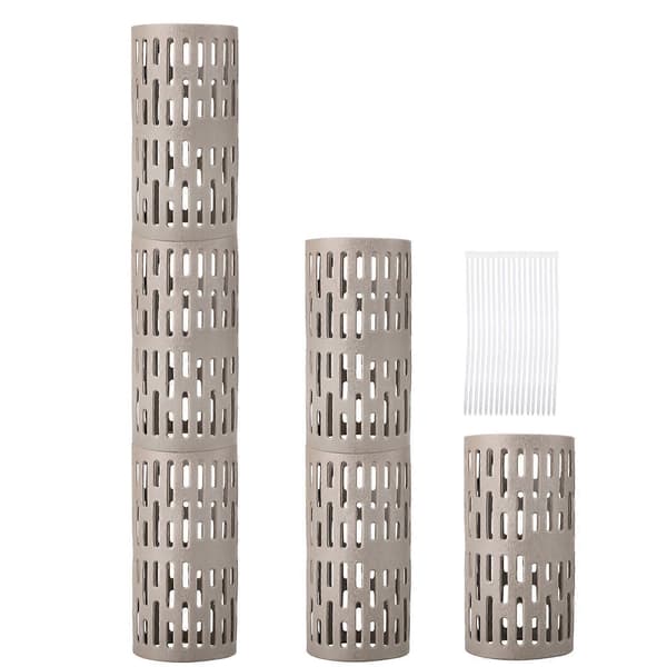 Protective Covers 18 Pieces Locking Zipper Straps Trunk Protection Durable Robust Plastic PP Nursery Net Bark Protection