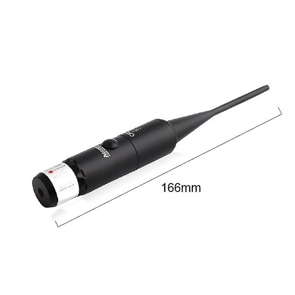 Laser Kalibrator Aluminium Legering Kalibrator Ikke-roterende Laser Kalibrator 8-Huls Justerbar Adapter til .177 til .50 Kaliber Red Laser