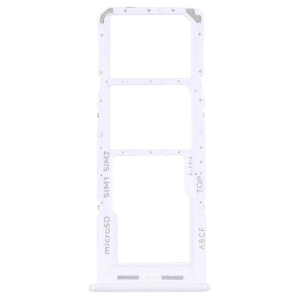Til Samsung Galaxy A23 5G SM-A236B KOMPATIBEL SIM-kortbakke + Micro SD-kortbakke White