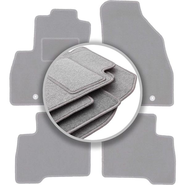 Grå bilmatter for: Citroen Nemo kombi (2007-2017)_MGF