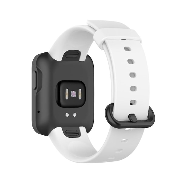 Vaihto silikonihihna Xiaomi Mi Watch Lite -kellonauhalle Smart Watch Ranneke Redmille Ivory White