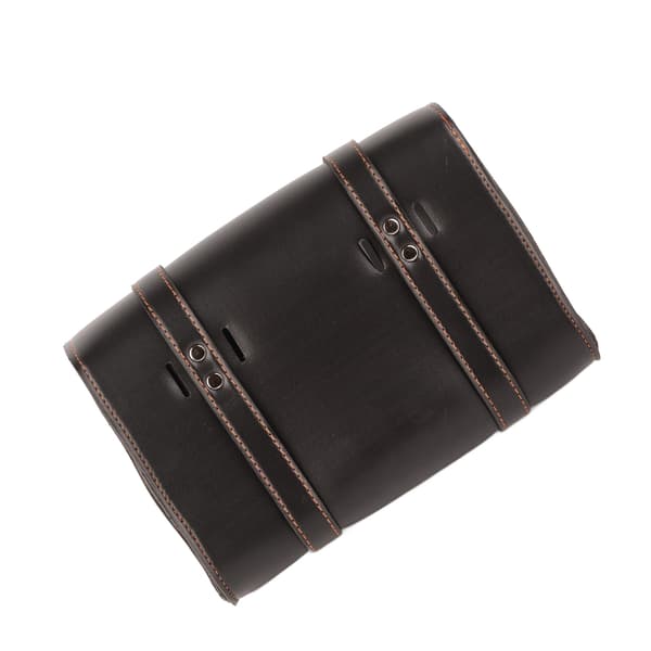 Universal Motorcycle Saddlebags Tool Storage Bag Weatherproof PU Leather Side Bags