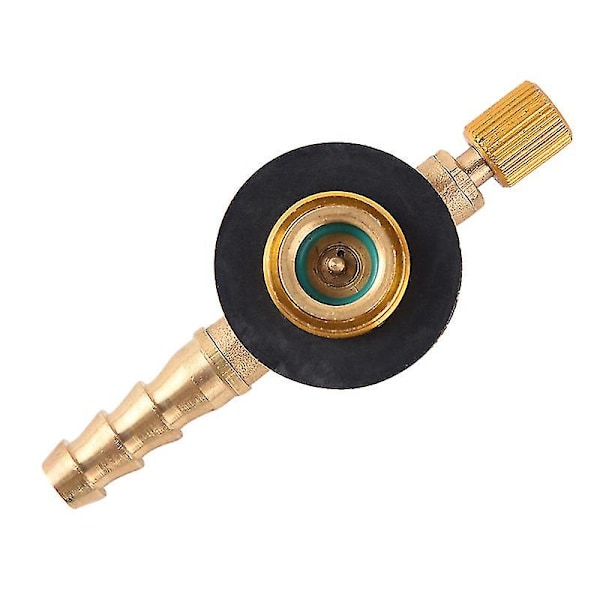 Camping Gasskomfyr Reguleringsventil Adapter for Oppladbar Inflatable Ventil Hfmqv i Rustfritt Stål
