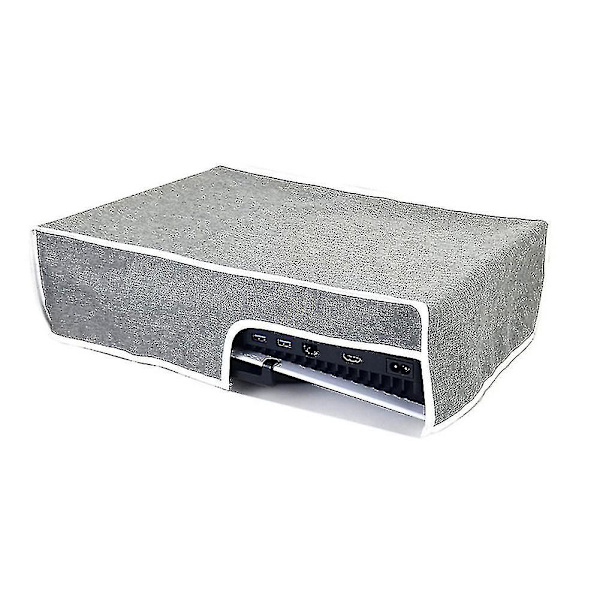 Suojus yhteensopiva PS5:n kanssa, Oxcompatible withd kangas Naarmuuntumaton Vedenpitävä suojus yhteensopiva Ps 5 -konsolin digitaalisen ja levyversion kanssa Grey Horizontal