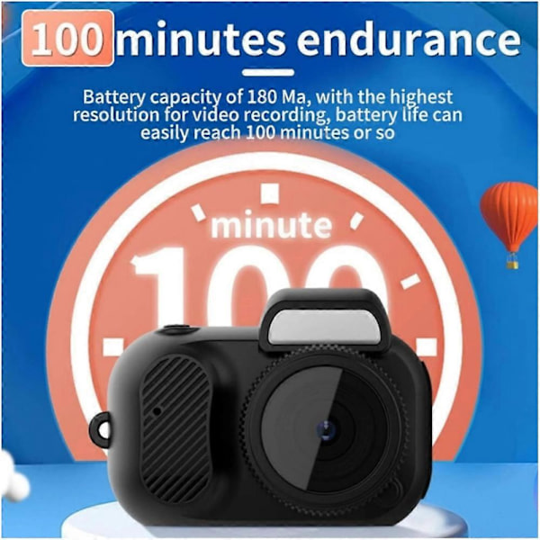 Mini Camera Keychain, 1080P Mini Digital Camera Keychain Nostalgic K 32G Memory Card