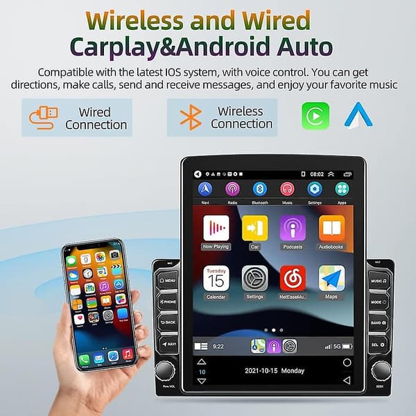 Til Jeep Compass 1 MK 2009-2015 Bilradio Multimedie Videoafspiller Navigation stereo Til Tesla Style 4G 8 Core 4+64 with carplay