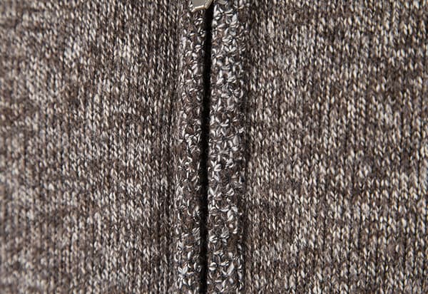 Strikkede avslappede cardigans for menn brun Brown L