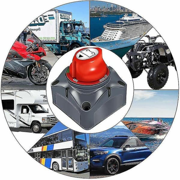 Battery switch, waterproof battery switch, battery switch for car, boat, vehicle