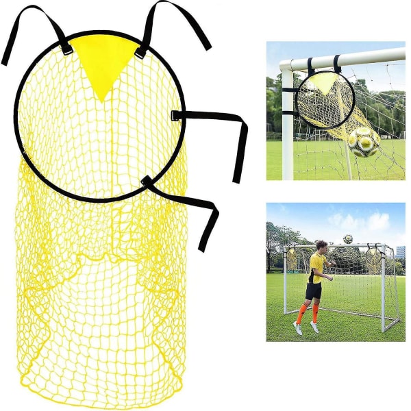 Fodbold Target Goal Training - Fodbold Top Bins Træningsudstyr Skydning Fodbold Goal Target Nets Fo 2pcs