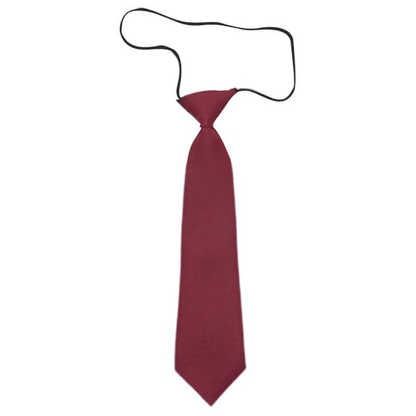 Justerbart slips for kvinner for forretningsbryllup, skoleuniform og formelle anledninger, kort lengde, sceneshow, slips Wine Red