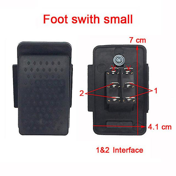 Elektriske biler for barn Elektrisk bilbryter Lekebil Elektrisk motorsykkelbryter Fjernstyrt bilbryter Motorsykkeltilbehør Foot switch small
