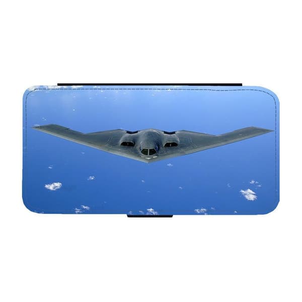 B-2 Spirit Stealth Bomber iPhone 16 Plus Flip Mobilfodral
