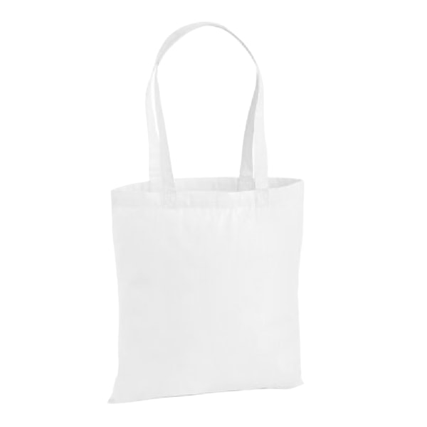 Westford Mill Premium Bomulls Tote Bag Storlek One Size Vit Whit White One Size