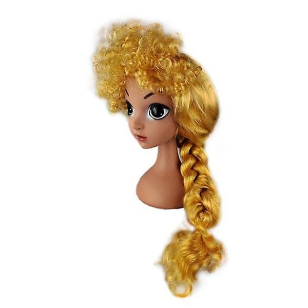 Paryk Cosplay Anna Elsa Pige Disney Frozen Prinsesse Rød Ariel Lille Havfrue Hårtilbehør Belle Jasmine Rapunzel Pepa