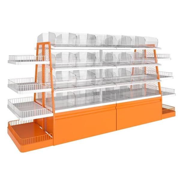 10 Pcs Clear Plastic Storage Box Set Grocery Store Display Organizer Container S