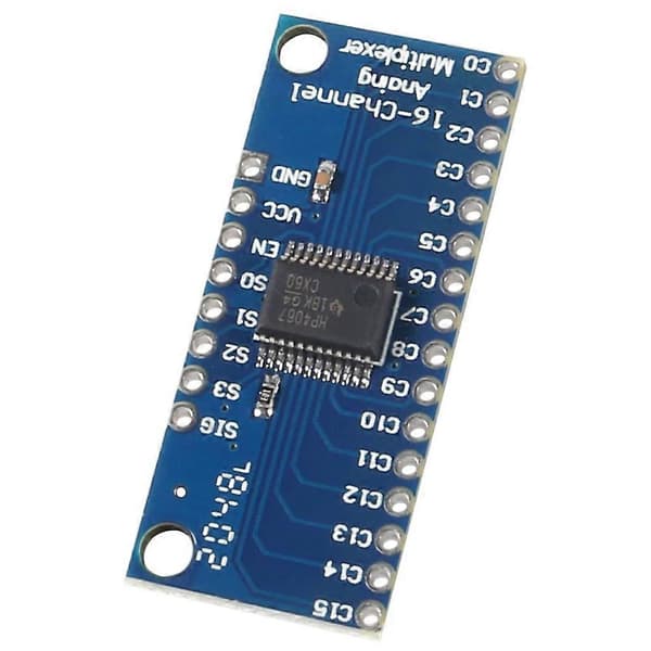 12 st CD74HC4067 16-kanals analog digital multiplexer MUX breakout-modul CMOS exakt modul blue