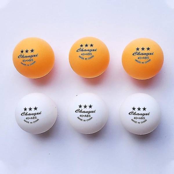 Bordtennisbold 50/100 Stk Bulk Abs Ping Pong Ball 3-stjernet 40+ Standardstørrelse træningsbold kompatibel med spil Orange 100pcs