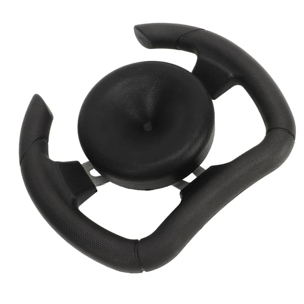 280 mm sort D-formet racer-rat til Go Kart ATV UTV DIY-modifikationer