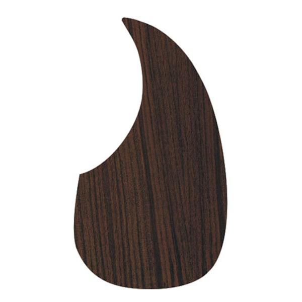 Farfi Gitarr Pickguard Självhäftande Repskydd Ersättning Valnöt Träkorn Vattenformad Folk Gitarr Skydd Repskydd För Gitarrist A