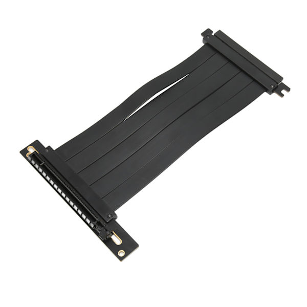 Vertical Mounting PCIe Riser Cable, Flexible Foldable Design with High-Speed Shielded Transmission, 90 Degree EMI-Resistant Connector for Stable GPU