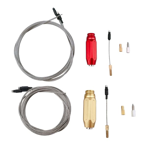 Magnetic Bicycle Internal Cable Routing Tool Bike Frame E-tube Housing Pulling Gold Golden