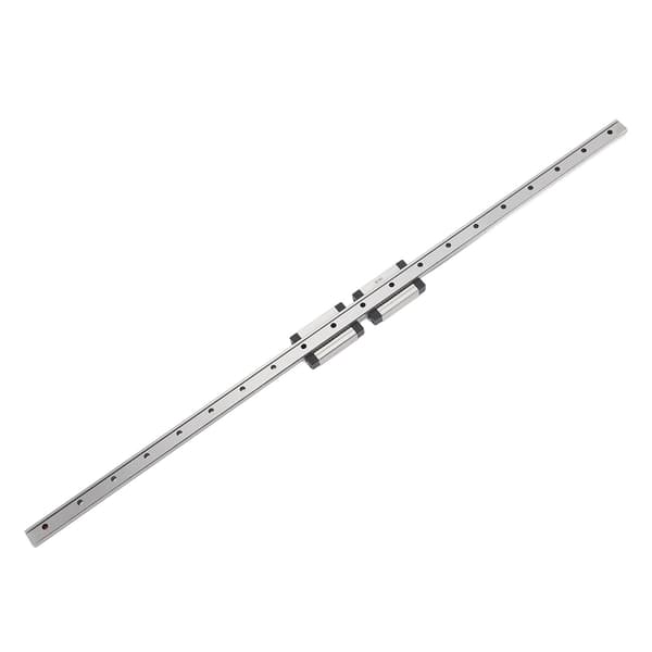 500 mm lineær skinne MGN12H rustfritt stål svart glider for 3D-skriver
