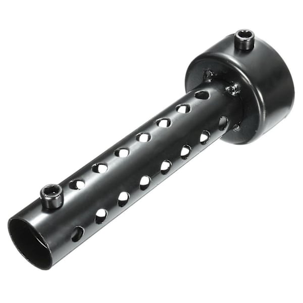 2x Universal Motorcykel Avgassystem Dämpare Baffel Db Killer Ljuddämpare Kompatibel 48mm Svart