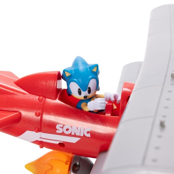Sonic Tornado Biplan-leikkisetti valoilla ja äänillä 960