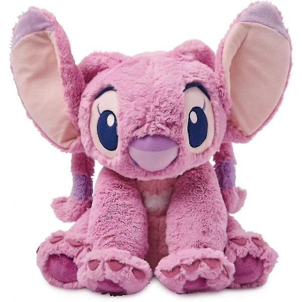 2023 Offisiell Angel Myk Kosedyr, Lilo & Stitch, Barnas Fluffy Plush Figur Med Fleksible Ører Og Broderte Detaljer
