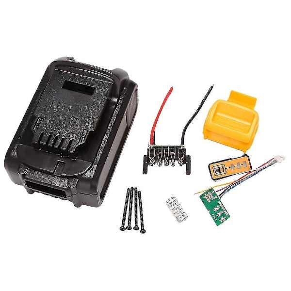 Nyt produkt kompatibelt med 18v 20v batteri udskiftning Case 3.0ah 4.0ah Dcb201,,, - Cover