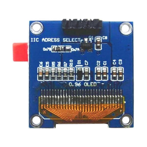 I2 LCD LED sininen näyttömoduuli 0,96 tuumaa 128 64