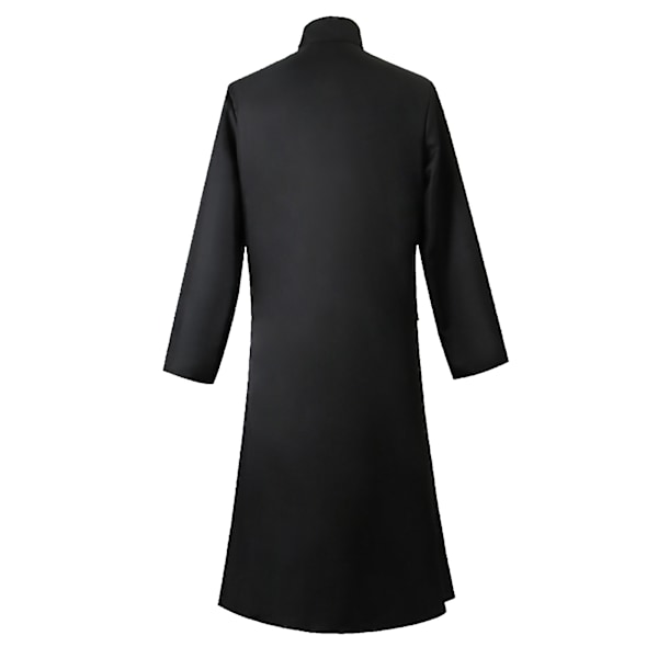 Professor Severus Snape -cosplayasu Halloweeniin ja jouluun Musta M L