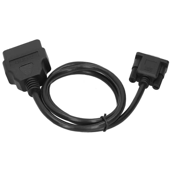 16-benet OBD2 til RS232 DB9 bildiagnostisk interfaceadapter forlængerkabelstik YEMAA