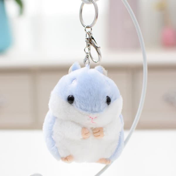 Sød hamster plys nøglering til udstoppede dyr Cha brun